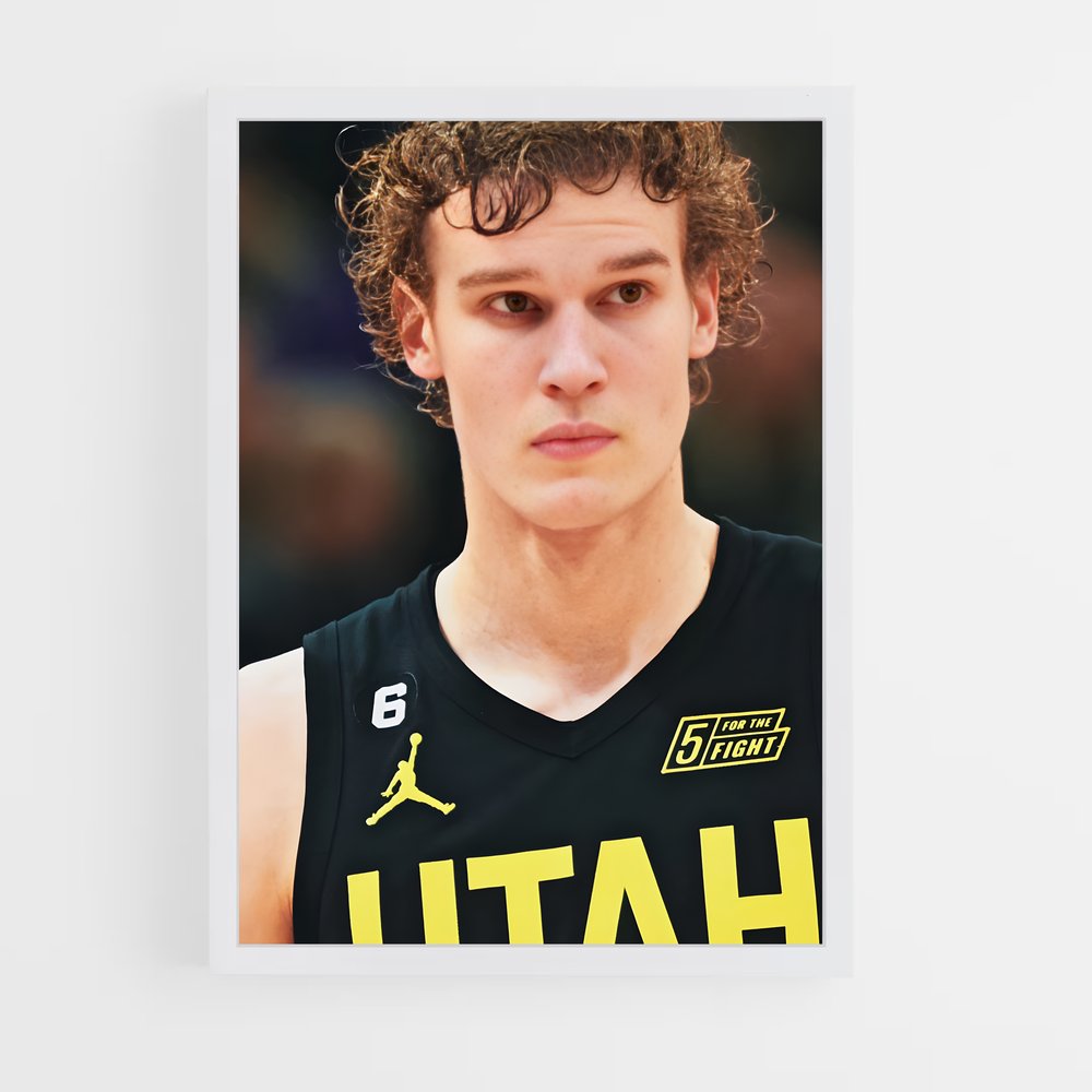 Poster Dunk de Utah – affiche Basketball (vue 3)